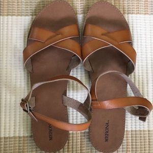 Merona Faux Leather Sandal